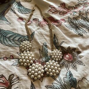Pearl and gold costume jewelry